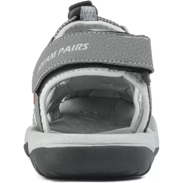 imageDREAM PAIRS Mens 160912MNEW Adventurous Summer Outdoor SandalsGreyBlack