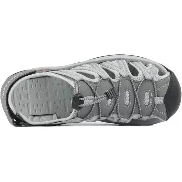 imageDREAM PAIRS Mens 160912MNEW Adventurous Summer Outdoor SandalsGreyBlack