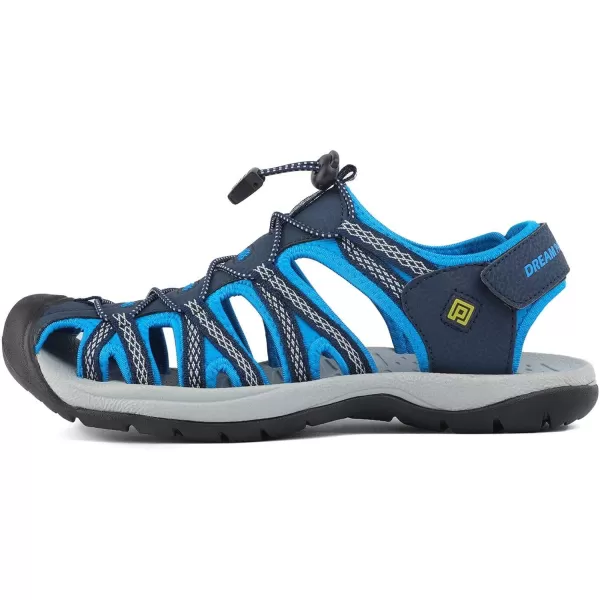 imageDREAM PAIRS Mens 160912MNEW Adventurous Summer Outdoor SandalsNavy Royal