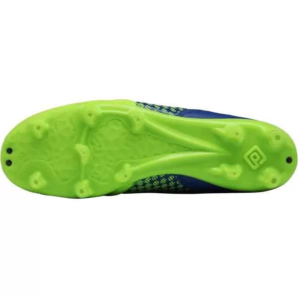 imageDREAM PAIRS Mens Firm Ground Soccer Cleats ShoesNeonGreenRoyal