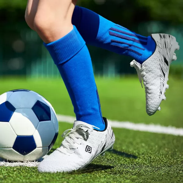 imageDREAM PAIRS Mens Firm Ground Soccer Cleats ShoesWhiteBlack