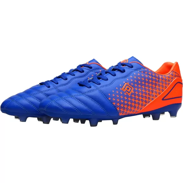 imageDREAM PAIRS Mens Firm Ground Soccer Cleats Soccer ShoesRoyalOrange