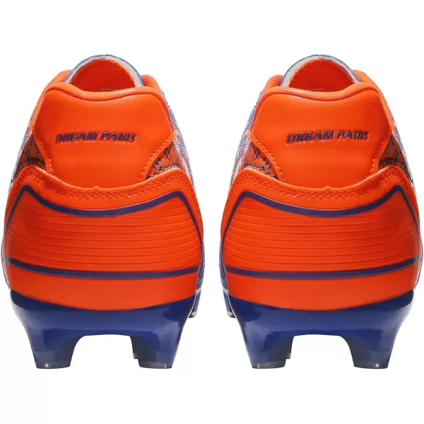 imageDREAM PAIRS Mens Firm Ground Soccer Cleats Soccer ShoesRoyalOrange