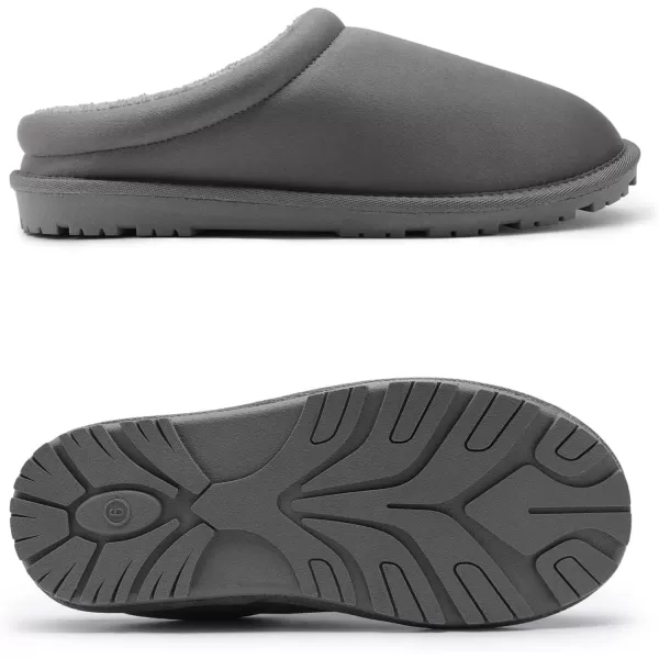 imageDREAM PAIRS Mens House Slippers Slip on Bedroom House ShoesGrey