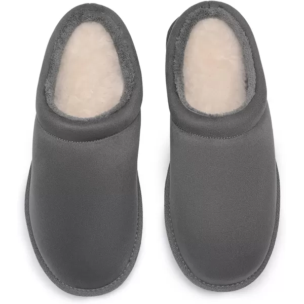 imageDREAM PAIRS Mens House Slippers Slip on Bedroom House ShoesGrey