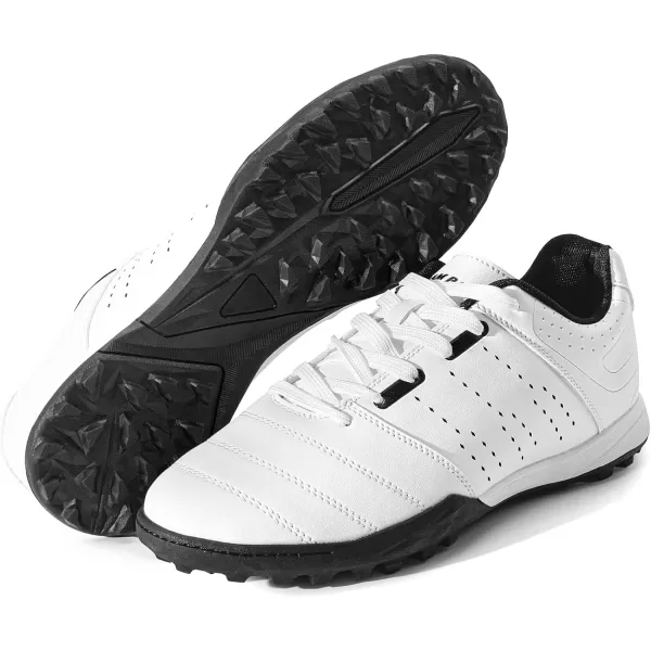 imageDREAM PAIRS Mens Soccer Shoes Indoor Football Cleats for Men OutdoorWhite
