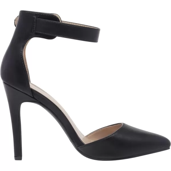 imageDREAM PAIRS OppointedAnkle Womens Pointed Toe Ankle Strap DOrsay High Heel Stiletto Pumps ShoesBlack