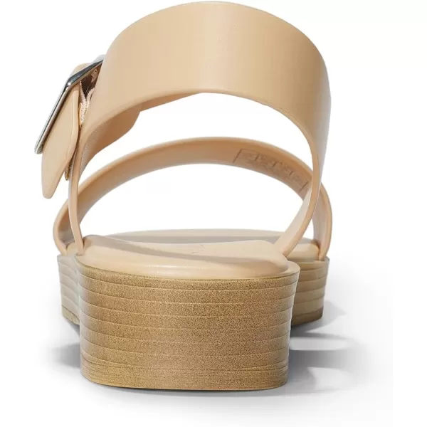imageDREAM PAIRS Platform Sandals for Women Comfortable Open Toe Wedge Sandals with Foam Insole Lightweight Flatform Sandals for Women Dressy Casual SummerNude