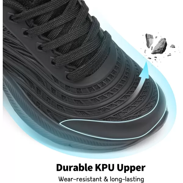 imageDREAM PAIRS Tennis Shoes for Boys Girls Kids Laceup Athletic Running Sneakers for Little KidBig KidAll Black