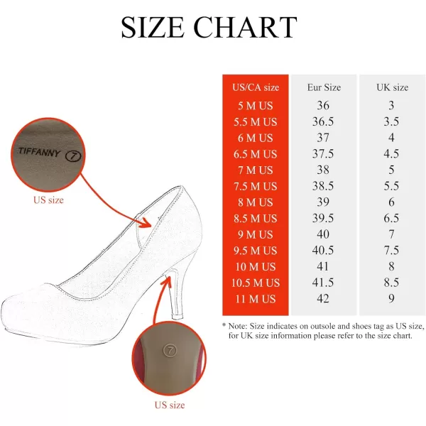 imageDREAM PAIRS Tiffany Womens New Classic Elegant Versatile Low Stiletto Heel Dress Platform Pumps ShoesRed
