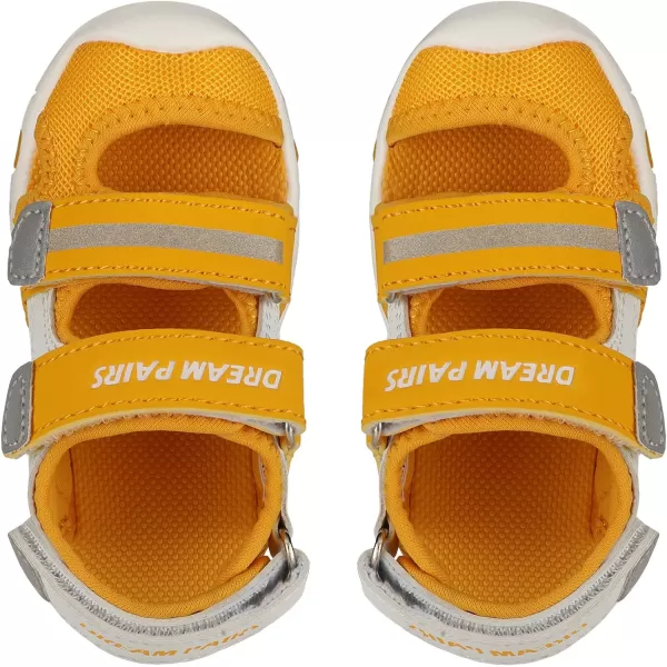 imageDREAM PAIRS Toddler Boys Girls Light Up Athletic Outdoor Summer Sports SandalsBright Yellow