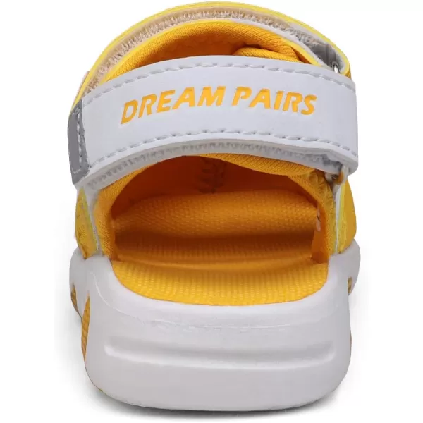 imageDREAM PAIRS Toddler Boys Girls Light Up Athletic Outdoor Summer Sports SandalsBright Yellow