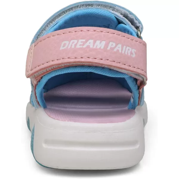 imageDREAM PAIRS Toddler Boys Girls Light Up Athletic Outdoor Summer Sports SandalsLight Blue