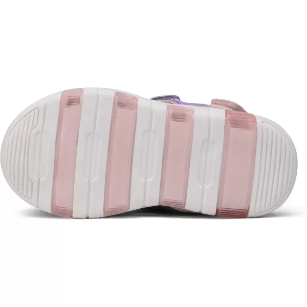 imageDREAM PAIRS Toddler Boys Girls Light Up Athletic Outdoor Summer Sports SandalsLight Purple