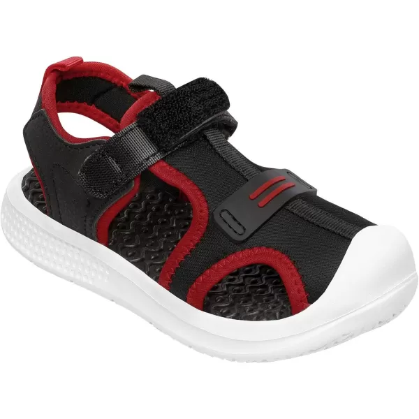 imageDREAM PAIRS Toddler Boys Girls Outdoor Summer Sports Sandals Water ShoesBlackRed