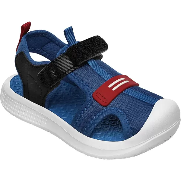 imageDREAM PAIRS Toddler Boys Girls Outdoor Summer Sports Sandals Water ShoesRoyalBlueBlack
