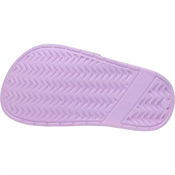 imageDREAM PAIRS Toddler Boys Girls Slip on Slide Sandals Kids Outdoor Summer Beach Water Shoes SlippersUnicornPowder