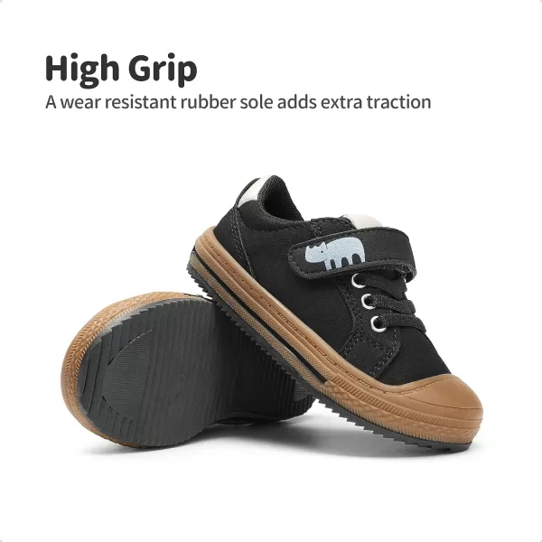 imageDREAM PAIRS Toddler Boys Girls Sneakers Casual Lightweight Kids Walking Skate Shoes ToddlerLittle KidBlack