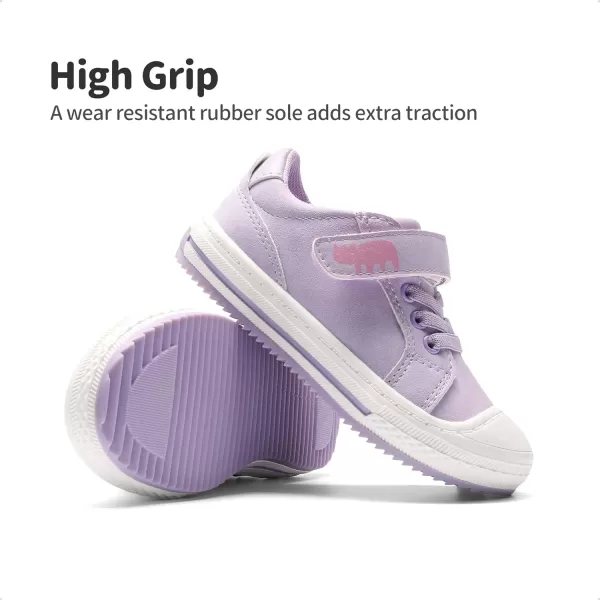 imageDREAM PAIRS Toddler Boys Girls Sneakers Casual Lightweight Kids Walking Skate Shoes ToddlerLittle KidLight Purple