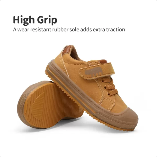 imageDREAM PAIRS Toddler Boys Girls Sneakers Casual Lightweight Kids Walking Skate Shoes ToddlerLittle KidYellow