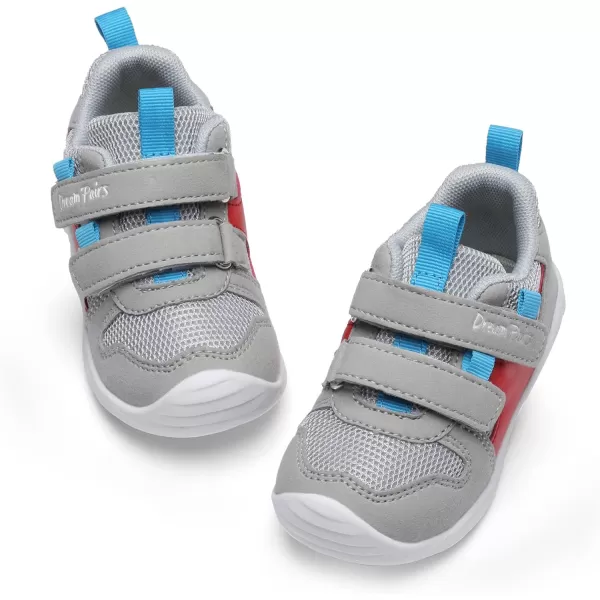 imageDREAM PAIRS Toddler Boys Girls Sneakers Lightweight Tennis Walking ShoesGrey