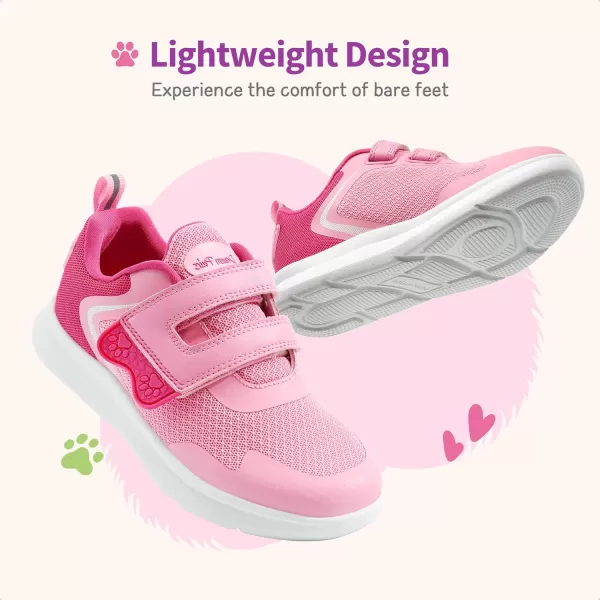 imageDREAM PAIRS Toddler Shoes Boys Girls Kids Tennis Athletic Running Walking Cute SneakersPinkHot Pink