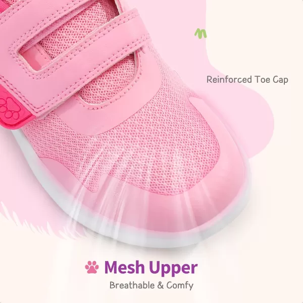 imageDREAM PAIRS Toddler Shoes Boys Girls Kids Tennis Athletic Running Walking Cute SneakersPinkHot Pink