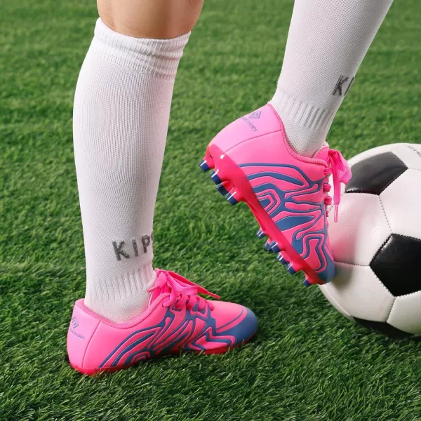 imageDREAM PAIRS ToddlerLittle KidBig Kid 160472K Soccer Football Cleats ShoesFuchsiaPinkRoyalBlue