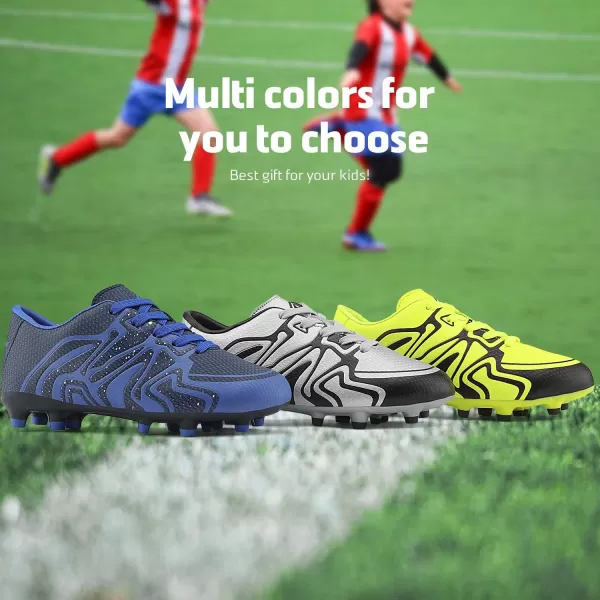 imageDREAM PAIRS ToddlerLittle KidBig Kid 160472K Soccer Football Cleats ShoesNavyRoyalWht