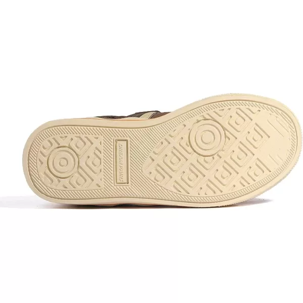 imageDREAM PAIRS ToddlerLittle KidBig Kid School Loafers Sneakers ShoesBrownorange