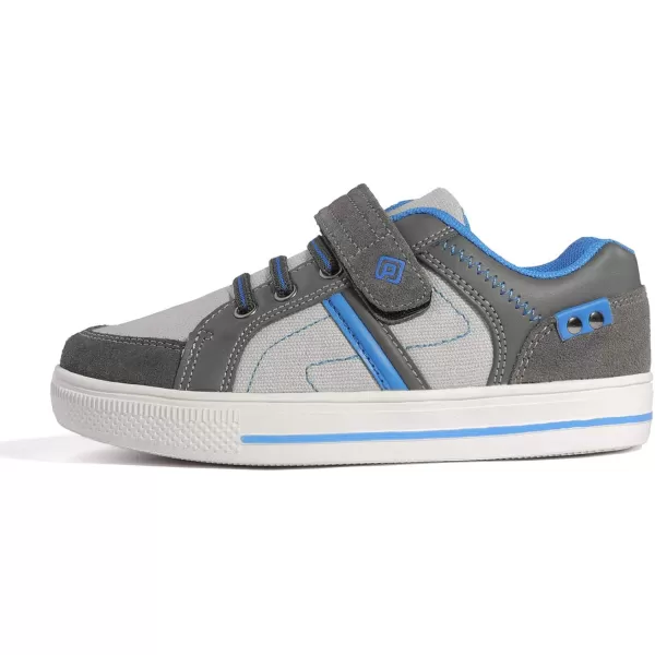 imageDREAM PAIRS ToddlerLittle KidBig Kid School Loafers Sneakers ShoesGreyBlue