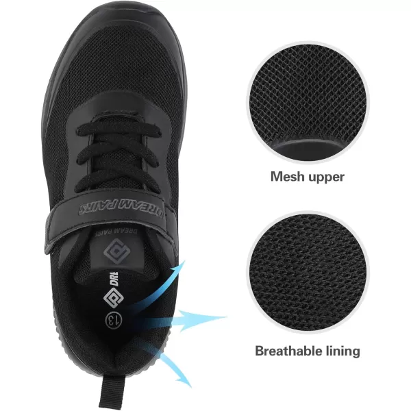 imageDREAM PAIRS UnisexChild Running ShoesSneakerBlack Monochrome