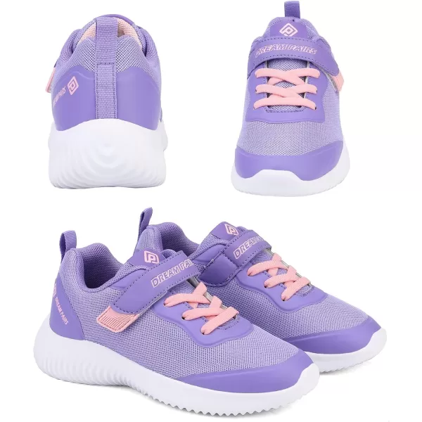 imageDREAM PAIRS UnisexChild Running ShoesSneakerPurplePink