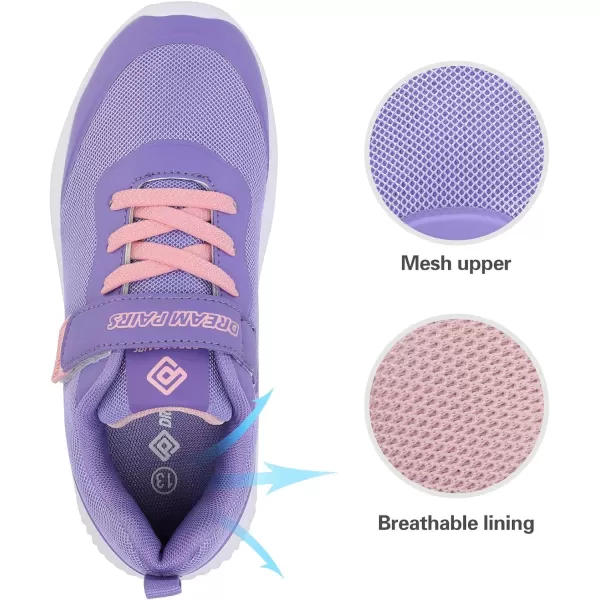 imageDREAM PAIRS UnisexChild Running ShoesSneakerPurplePink