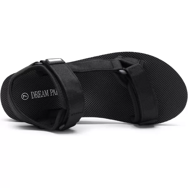 imageDREAM PAIRS Walking Sandals Women QuickDrying Light Weight Sport Hiking Sandals With Soft EVA Midsole For Beach Athletic Outdoor Summer Water ShoesAll Black