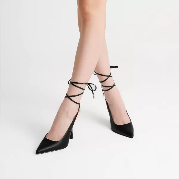 imageDREAM PAIRS Woemns High Heels Closed Toe Stiletto Sexy Pointed Toe Dress Strappy Slingback Lace Up Heel Wedding Party Pumps ShoesDREAM PAIRS Woemns High Heels Closed Toe Stiletto Sexy Pointed Toe Dress Strappy Slingback Lace Up Heel Wedding Party Pumps Shoes