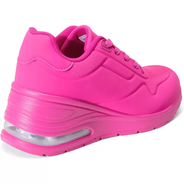 imageDREAM PAIRS Women Platform Wedge Walking Chunky Shoes High Heel Air Cushion Casual Fashion SneakerHot Pink
