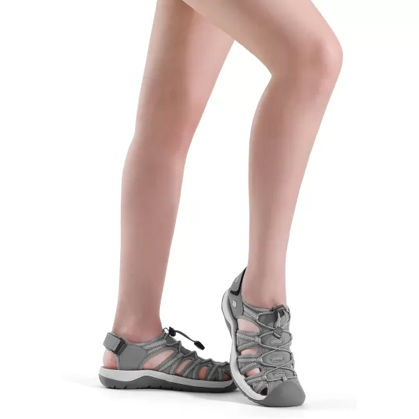 imageDREAM PAIRS Womens 160912W Adventurous Summer Outdoor SandalsGrey