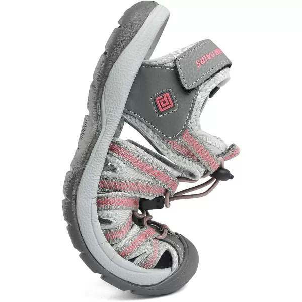 imageDREAM PAIRS Womens 160912W Adventurous Summer Outdoor SandalsNewgrey Coral