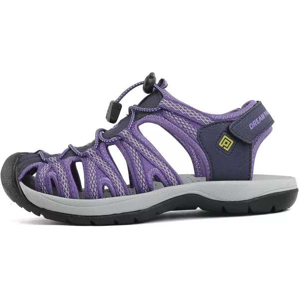 imageDREAM PAIRS Womens 160912W Adventurous Summer Outdoor SandalsNewpurple