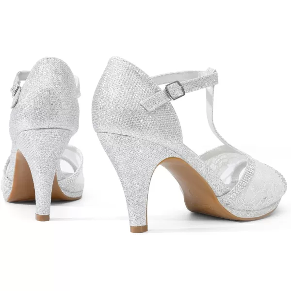 imageDREAM PAIRS Womens Amore Fashion Stilettos Open Toe Pump Heel SandalsSilver2