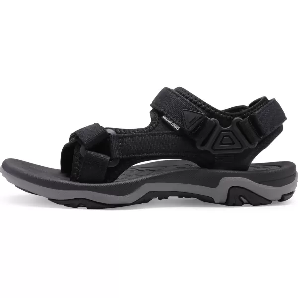 imageDREAM PAIRS Womens Arch Support Hiking Sandals Sport Outdoor Athletic Comfortable Summer Beach Water SandalsBlack