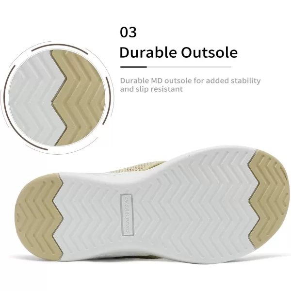 imageDREAM PAIRS Womens Arch Support Soft Cushion Flip Flops Thong SandalsBeige