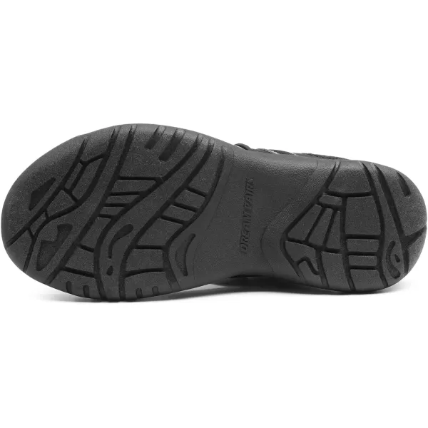 imageDREAM PAIRS Womens Athletic Sport Walking Slide Sandals Splittoe Comfort Hiking Casual Outdoor Beach Water Slip On Summer ShoesBlack