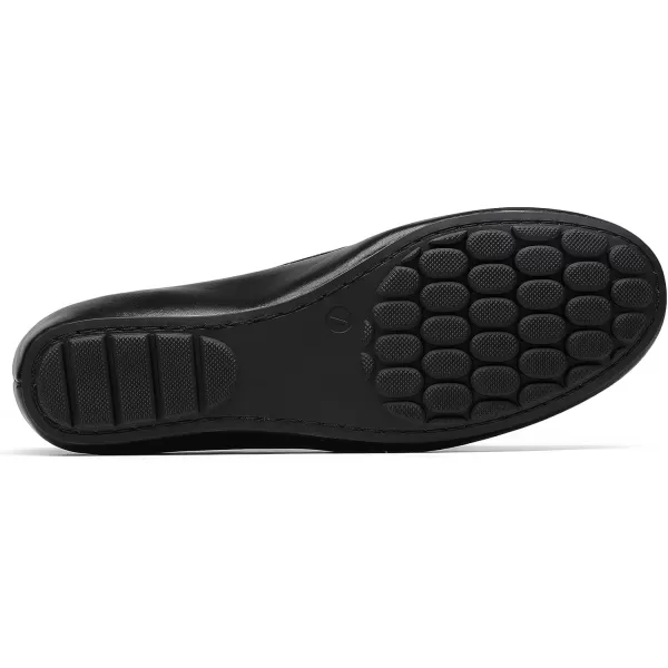 imageDREAM PAIRS Womens Ballet Flats Comfortable Dressy Work Low Wedge Arch Support Flats ShoesBlackPu