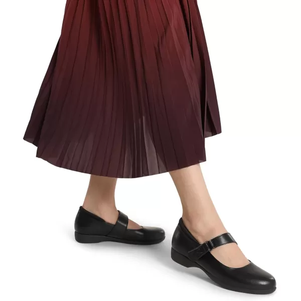 imageDREAM PAIRS Womens Ballet Mary Jane Flats Comfortable Business Office Dress Shoes for Women Dressy and Work with Ankle StrapBlack