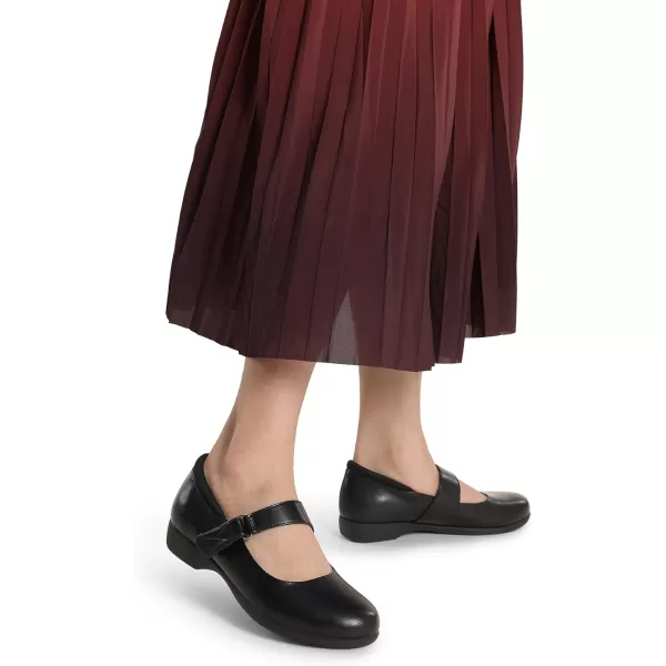 imageDREAM PAIRS Womens Ballet Mary Jane Flats Comfortable Business Office Dress Shoes for Women Dressy and Work with Ankle StrapBlack
