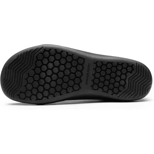 imageDREAM PAIRS Womens Barefoot Walking Wide Toe Box Zero Drop Non Slip Breathable Comfortable Lightweight Walking ShoesAll Black