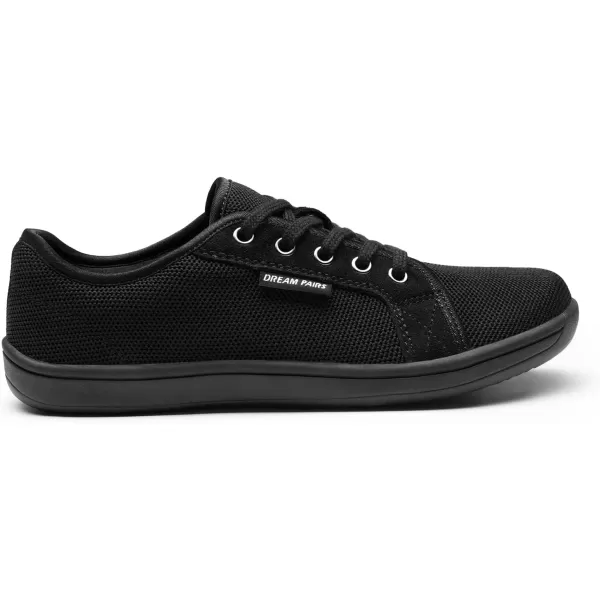 imageDREAM PAIRS Womens Barefoot Walking Wide Toe Box Zero Drop Non Slip Breathable Comfortable Lightweight Walking ShoesAll Black