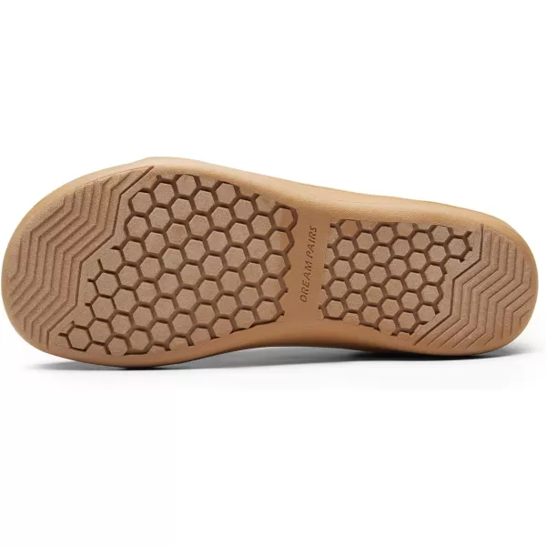 imageDREAM PAIRS Womens Barefoot Walking Wide Toe Box Zero Drop Non Slip Breathable Comfortable Lightweight Walking ShoesGreyBrown